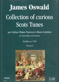 Oswald Collection Of Curious Scots Tunes Vln/bc Sheet Music Songbook