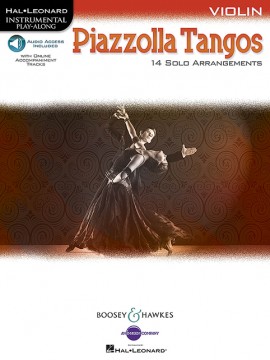 Piazzolla Tangos Instrumental Playalong Violin Sheet Music Songbook