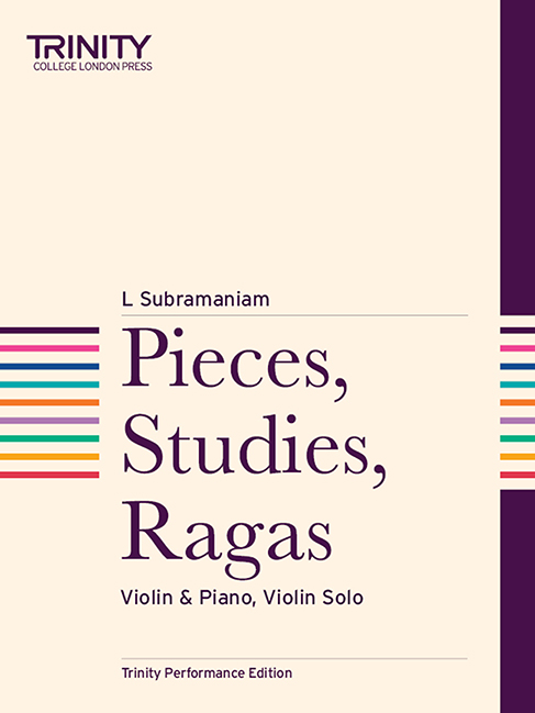 Subramaniam Pieces Studies Ragas Violin & Piano Sheet Music Songbook