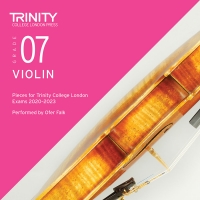 Trinity Violin Exam 2020-2023 Grade 7 Cd Sheet Music Songbook