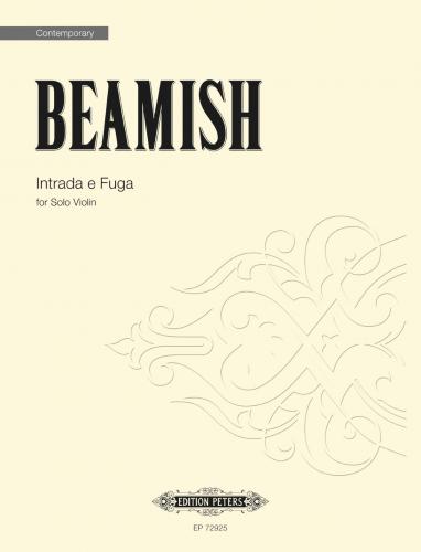 Beamish Intrada E Fuga Solo Violin Sheet Music Songbook