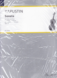 Kapustin Sonata Op70 Violin & Piano Sheet Music Songbook