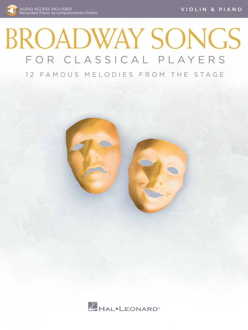 Broadway Songs For Classical Players Violin & Pf Sheet Music Songbook