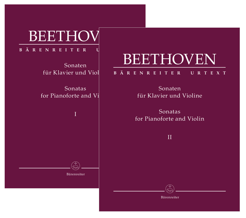 Beethoven Sonatas For Pianoforte And Violin I & Ii Sheet Music Songbook