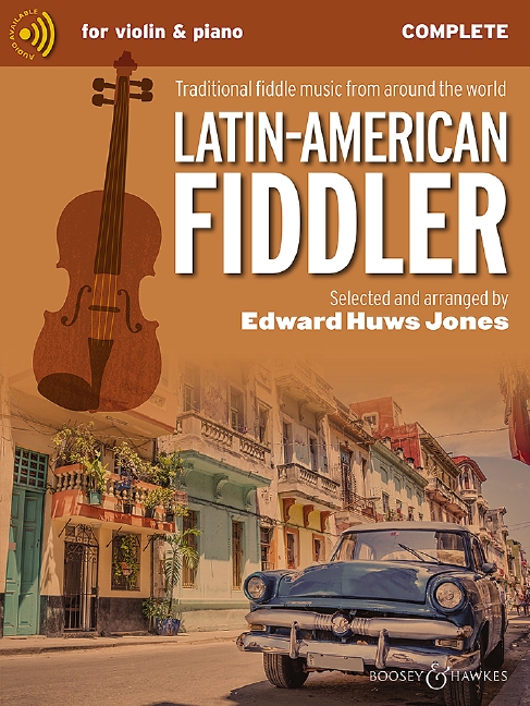 Latin American Fiddler Huws Jones Complete + Audio Sheet Music Songbook