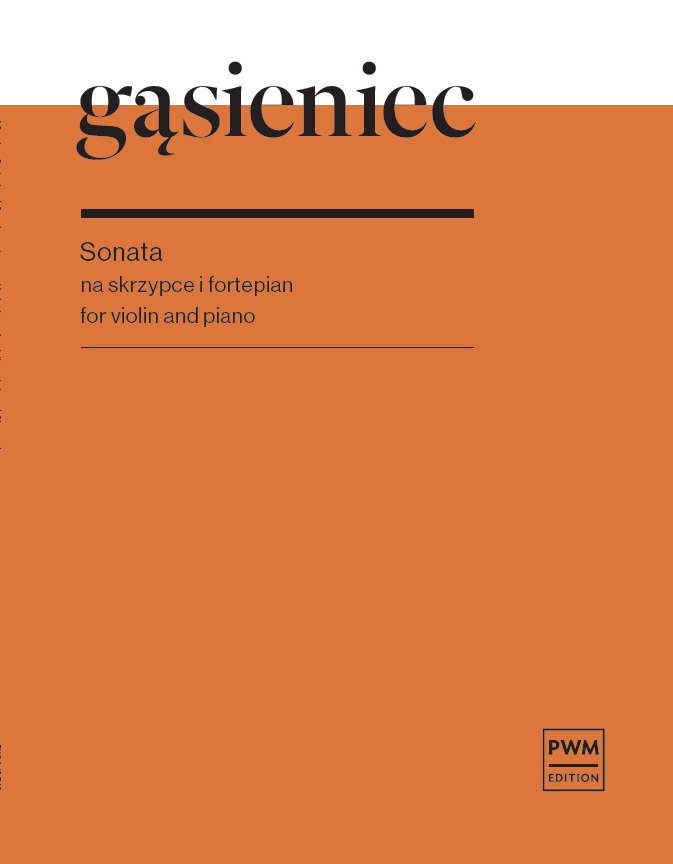 Gasieniec Sonata Violin & Piano Sheet Music Songbook
