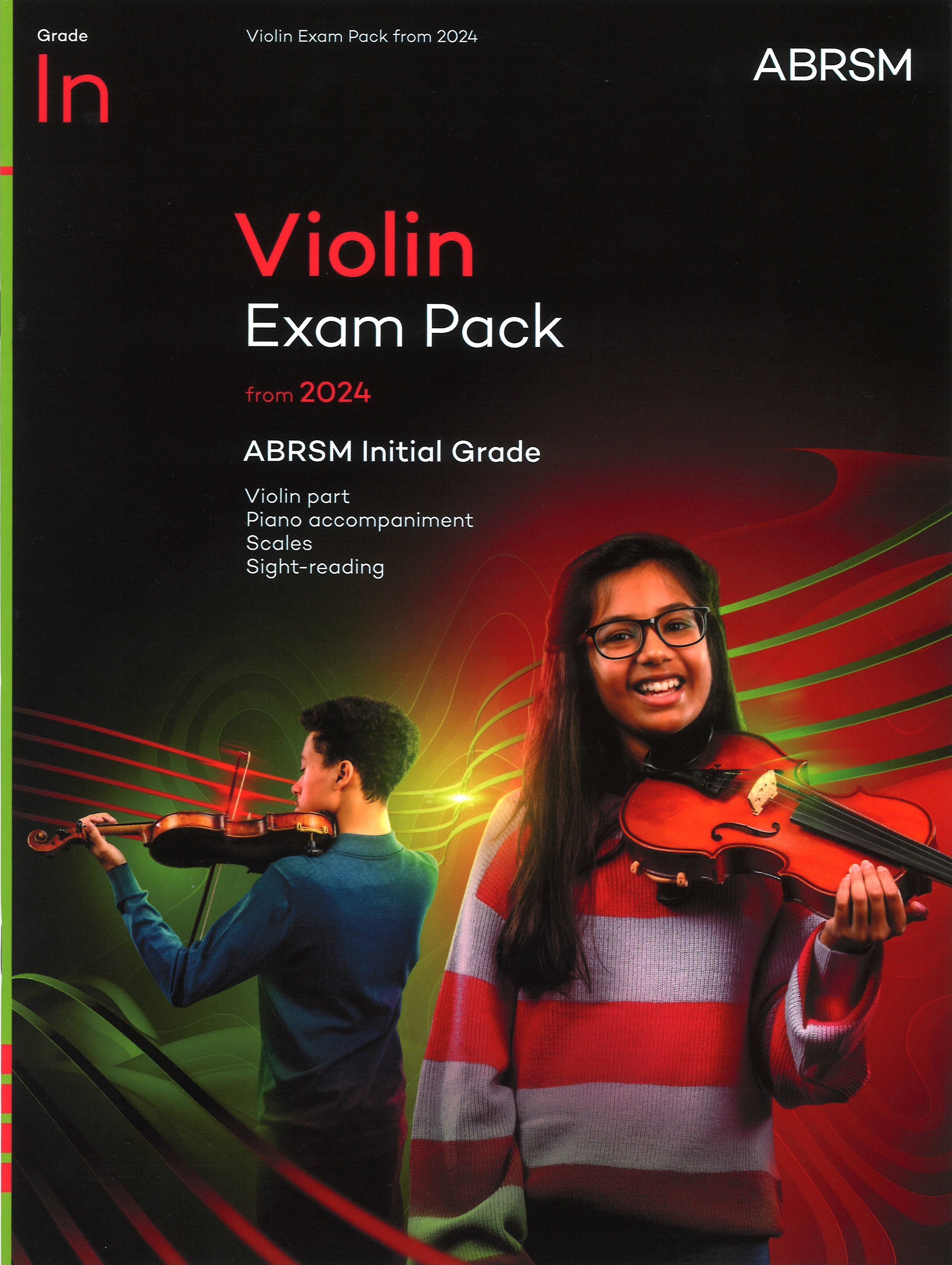 Violin Exam From 2024 Initial With Audio Abrsm Sheet Music Songbook