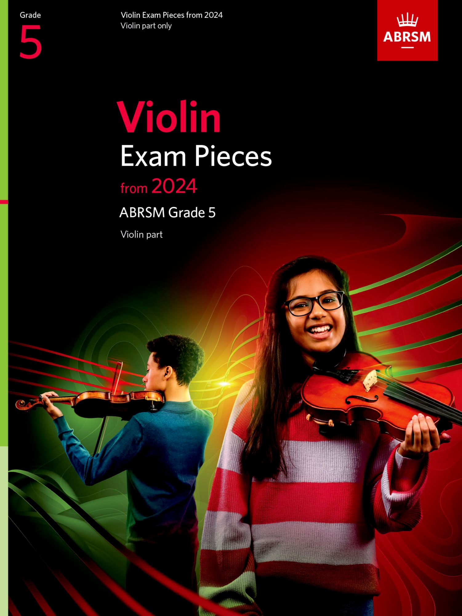 Violin Exam From 2024 Grade 5 Part Abrsm Sheet Music Songbook