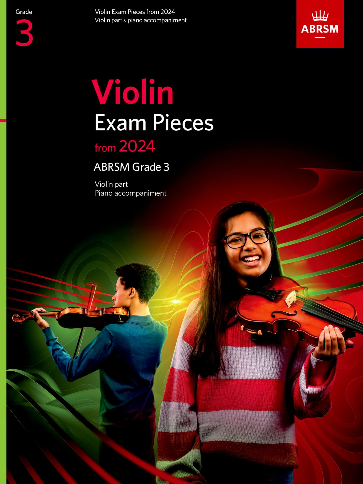 Violin Exam From 2024 Grade 3 Score & Part Abrsm Sheet Music Songbook