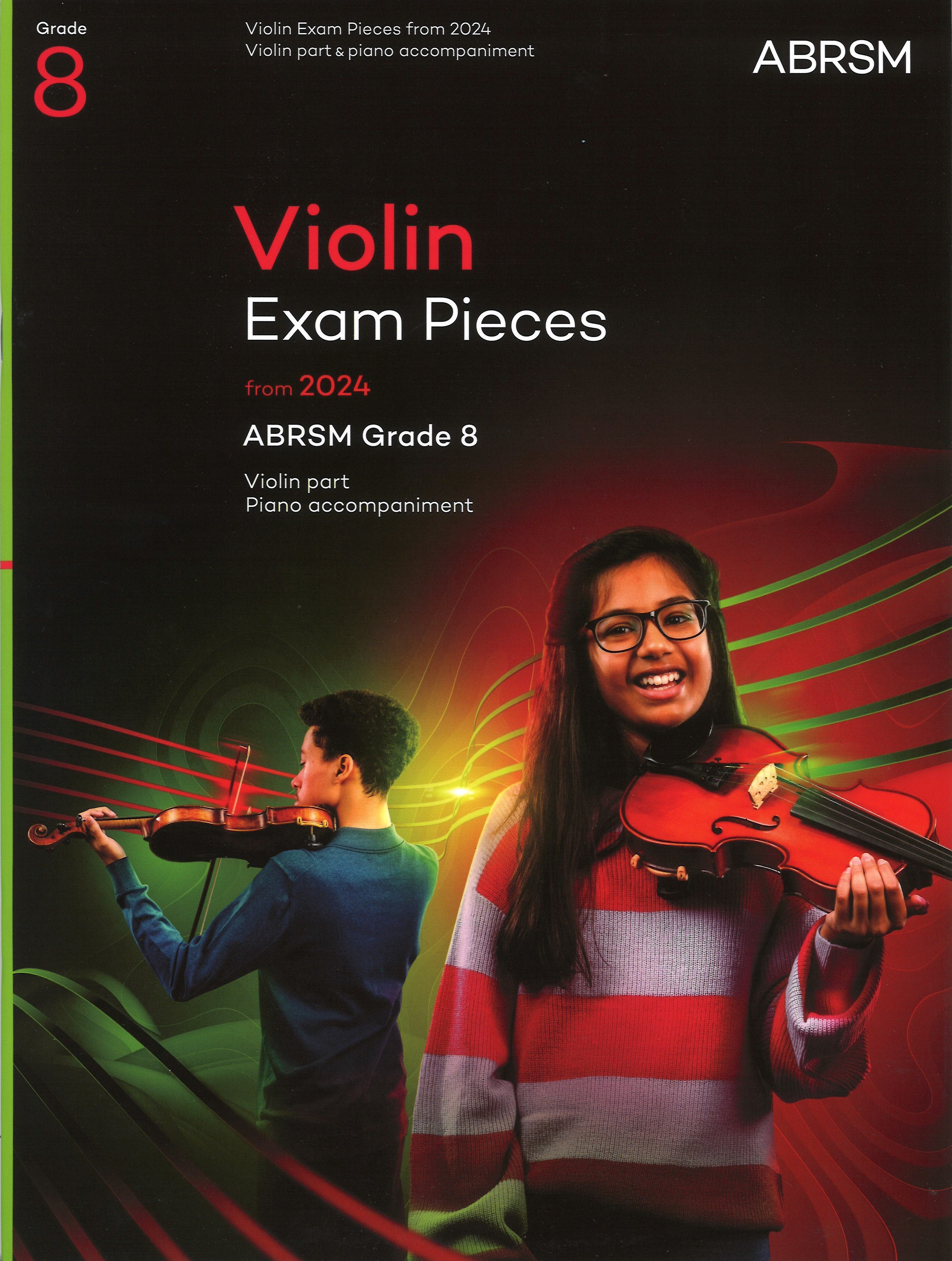 Violin Exam From 2024 Grade 8 Score & Part Abrsm Sheet Music Songbook