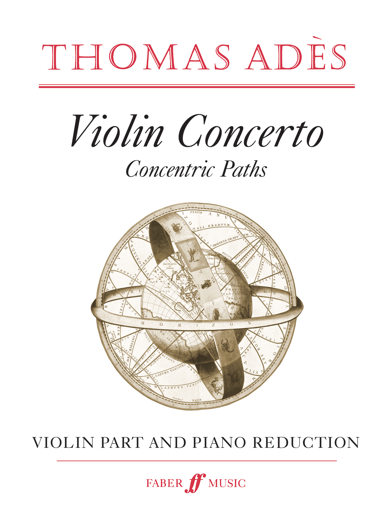 Ades Violin Concerto Concentric Paths Violin & Pf Sheet Music Songbook