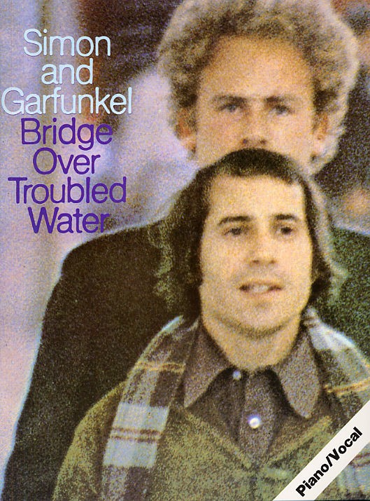 Simon & Garfunkel Bridge Over Troubled Water Pvg Sheet Music Songbook