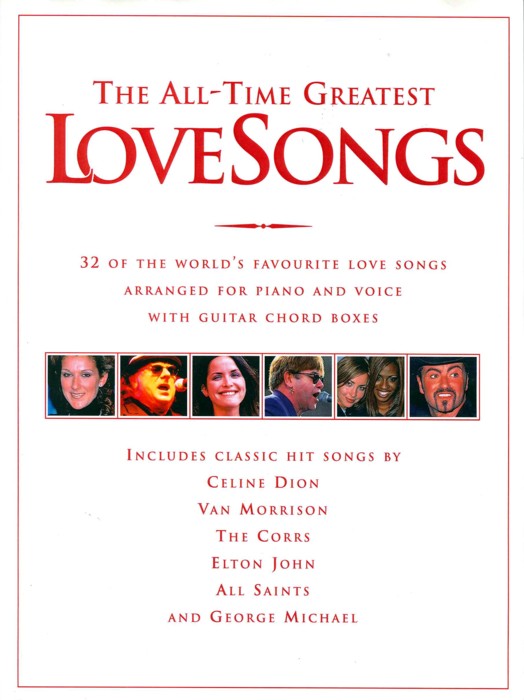 All Time Greatest Love Songs New Edition Pvg Sheet Music Songbook