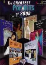 Greatest Pop Hits Of 2000 Coates/bradley Easy Pno Sheet Music Songbook