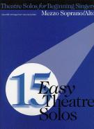 Theatre Solos For Beginning Singers Mezzo/alto Sheet Music Songbook