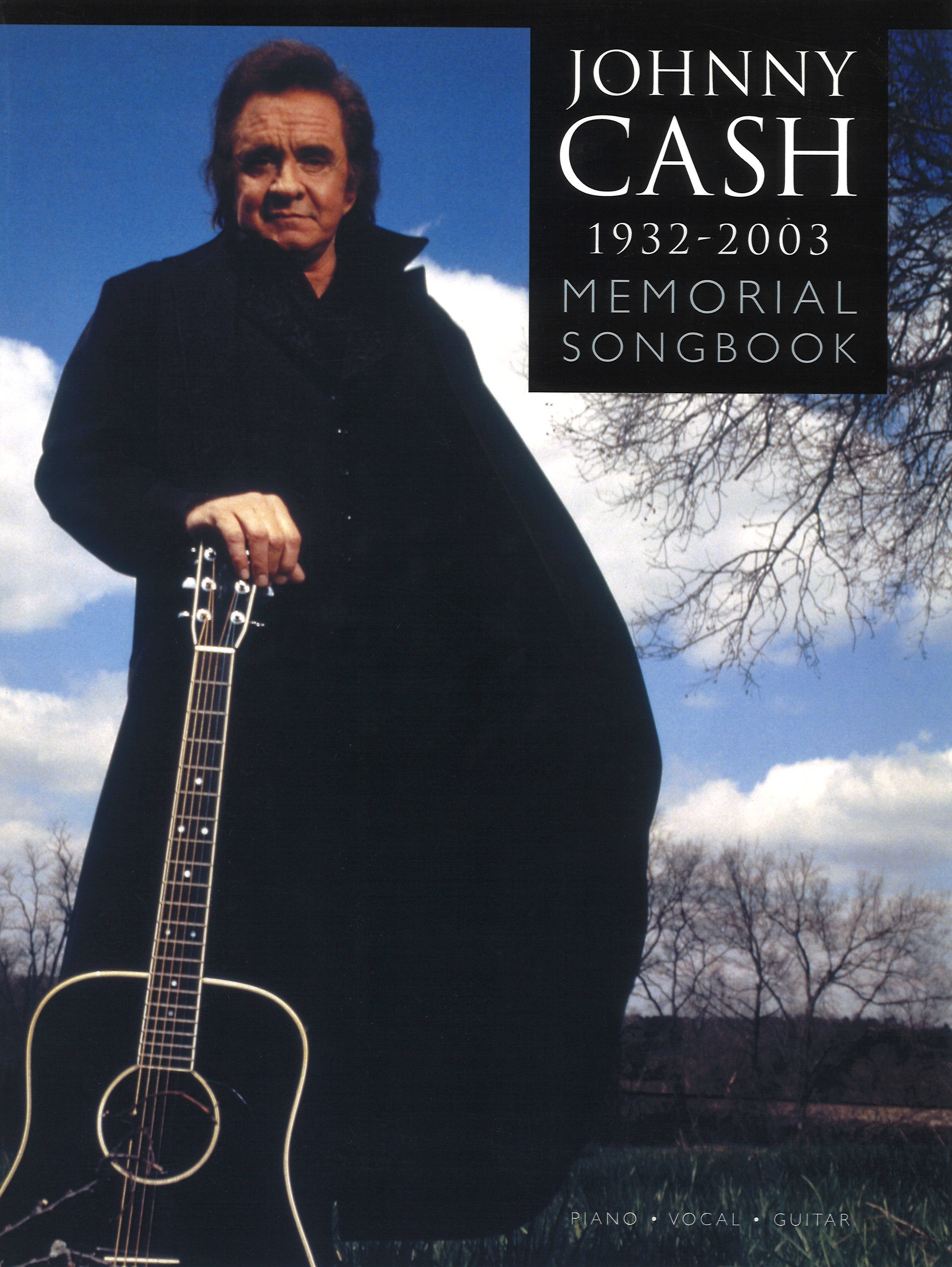 Johnny Cash 1932-2003 Memorial Songbook P/v/g Sheet Music Songbook