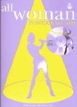 All Woman Power Ballads Book & Cd Pvg Sheet Music Songbook