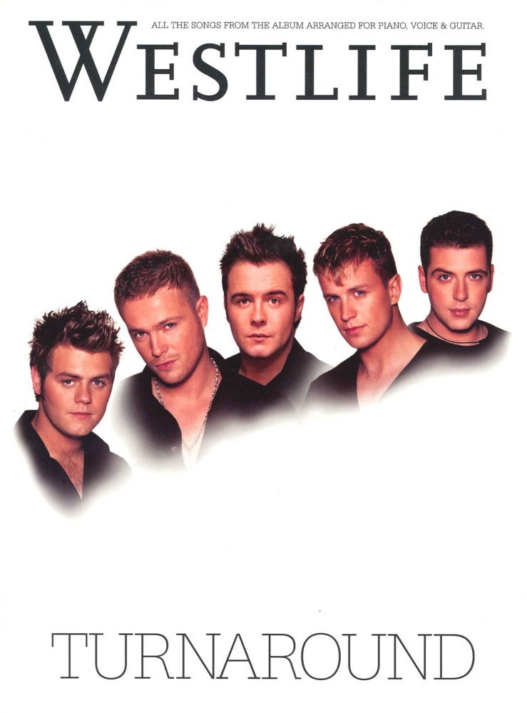 Westlife Turnaround Sheet Music Songbook