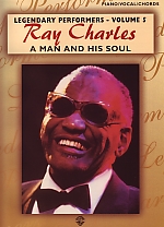 Ray Charles Man & His Soul Legendary Performers 5 Sheet Music Songbook