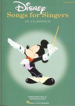 Disney Songs For Singers Low Voice Pvg Sheet Music Songbook