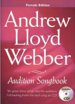Andrew Lloyd Webber Audition Songbook Female + Cd Sheet Music Songbook