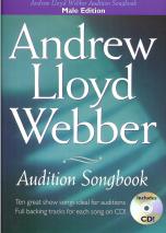 Andrew Lloyd Webber Audition Songbook Male + Cd Sheet Music Songbook