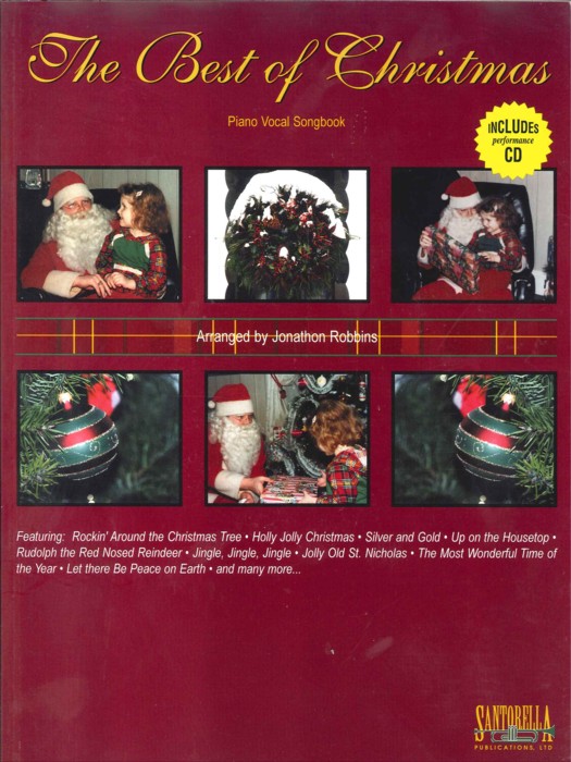 Best Of Christmas Book & Cd Sheet Music Songbook