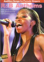 Audition Songs For Female Singers R&b Anthems + Cd Sheet Music Songbook