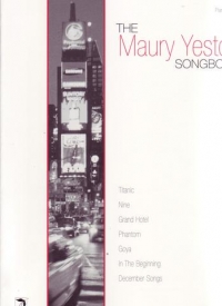 Maury Yeston Songbook P/v/g Sheet Music Songbook