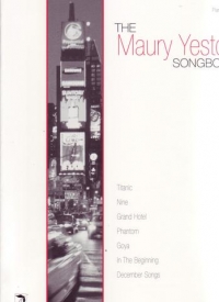 Maury Yeston Songbook P/v/g Sheet Music Songbook