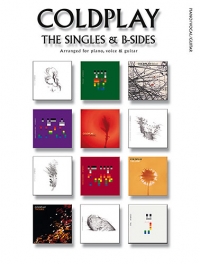 Coldplay Singles & B Sides Piano Vocal Guitar  Sheet Music Songbook