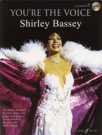 Shirley Bassey Youre The Voice Book & Cd Sheet Music Songbook