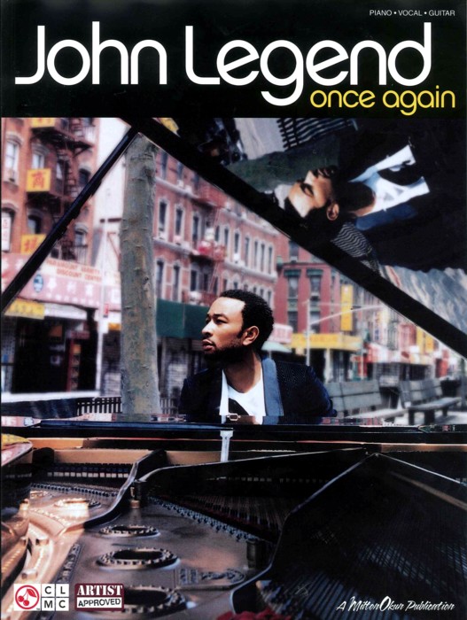 John Legend Once Again Piano Vocal Guitar Sheet Music Songbook