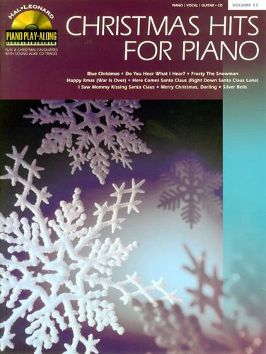 Piano Play Along 12 Christmas Hits Book & Cd Sheet Music Songbook