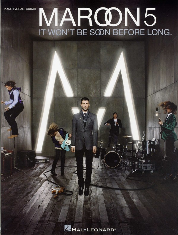 Maroon 5 It Wont Be Soon Before Long Pvg Sheet Music Songbook
