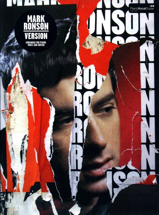 Mark Ronson Version P/v/g Sheet Music Songbook