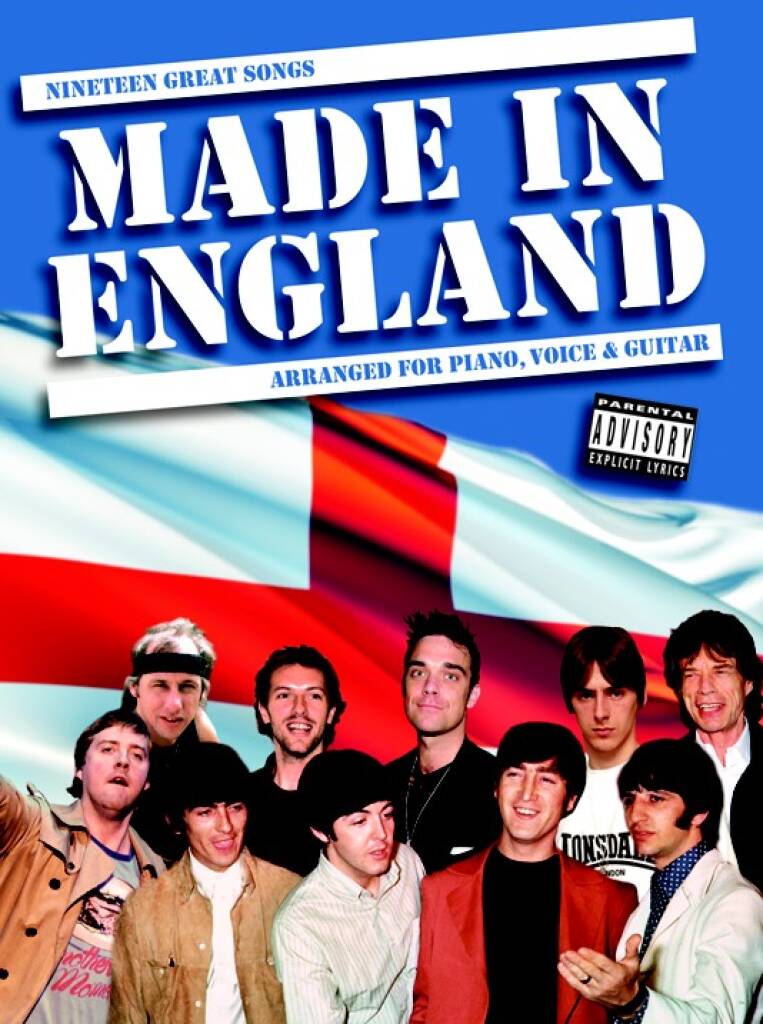 Made In England 19 Great Songs Pvg Sheet Music Songbook