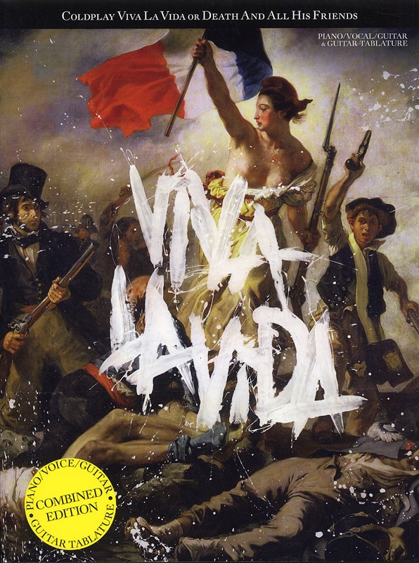 Coldplay Viva La Vida Pvg & Tab Combined Sheet Music Songbook