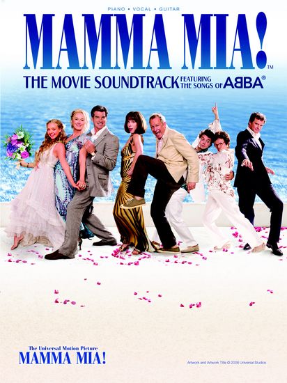 Mamma Mia (abba) Movie Soundtrack Pvg Sheet Music Songbook