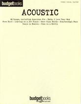 Budget Books Acoustic Pvg Sheet Music Songbook