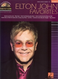 Piano Play Along 77 Elton John Favourites Bk & Cd Sheet Music Songbook