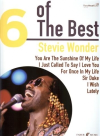 Stevie Wonder 6 Of The Best Pvg Sheet Music Songbook