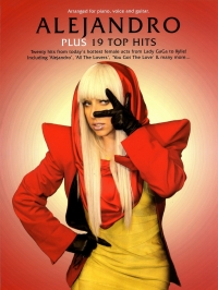 Alejandro + 19 Top Hits Pvg Sheet Music Songbook