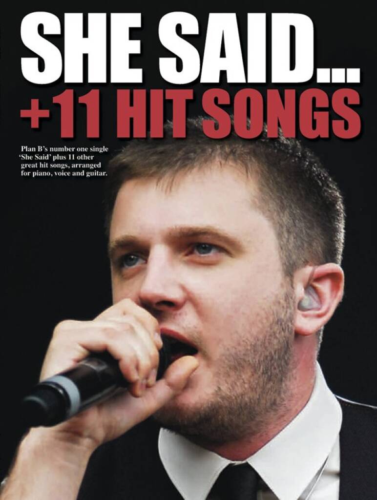 She Said + 11 Hit Songs Pvg Sheet Music Songbook