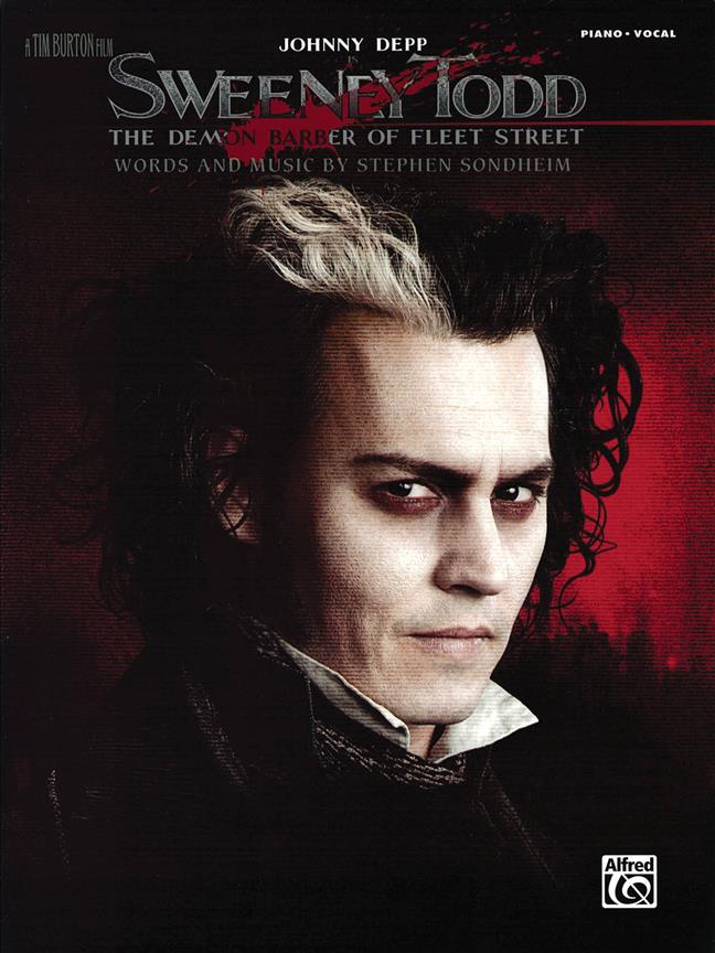 Sweeney Todd The Movie Sondheim Piano Vocal Sheet Music Songbook