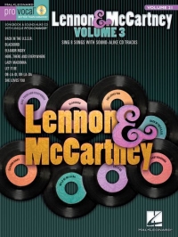 Pro Vocal 21 Lennon & Mccartney Vol 3 Book & Cd Sheet Music Songbook