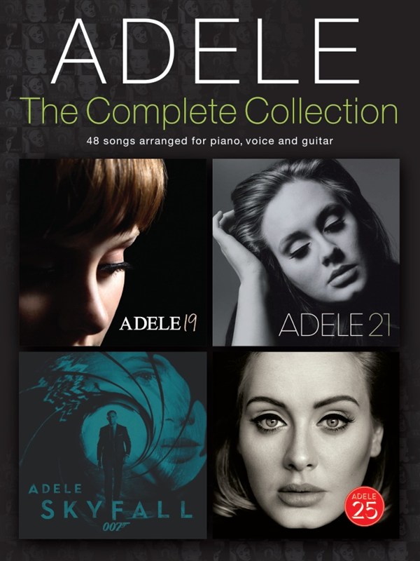 Adele The Complete Collection Pvg Sheet Music Songbook