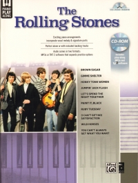 Rolling Stones Piano Play-along + Cd-rom Sheet Music Songbook