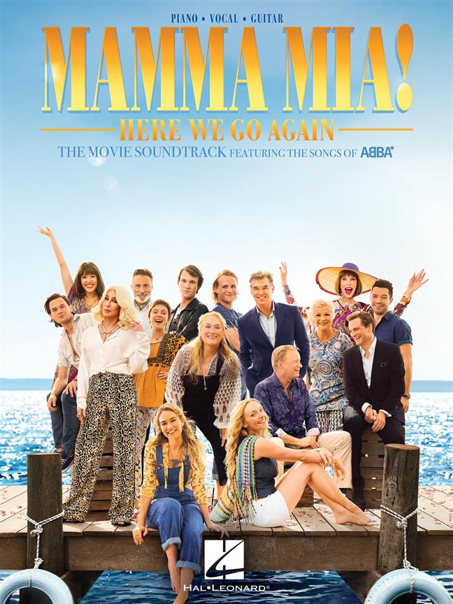 Mamma Mia Here We Go Again Movie Soundtrack Pvg  Sheet Music Songbook