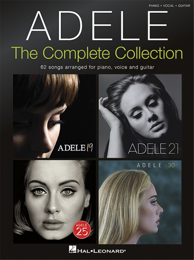Adele The Complete Collection Pvg Sheet Music Songbook